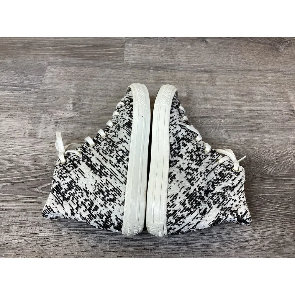 Converse All Star Gemma OX Womens Size 8 Shoes Black White High Sneakers 553448C
